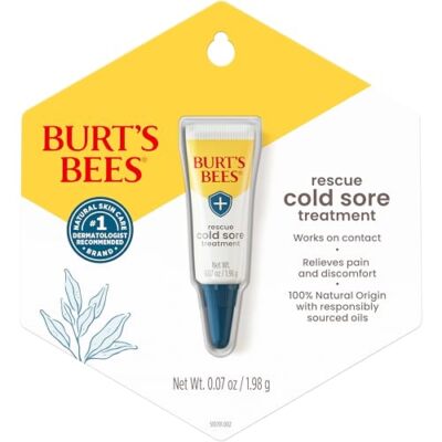Burt's Bees Rapid Rescue Cold Sore Treatment 0.07oz .EXP DATE 3-4-6/2025