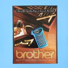 1998 Brother Labeling Machine Print Advertisement for Cigars Hobbyists