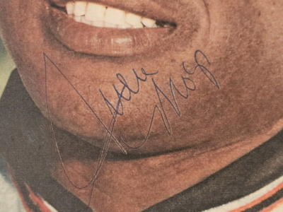 WILLIE MAYS Signed Magazine Photo-HALL OF FAME-SAN FRANCISCO