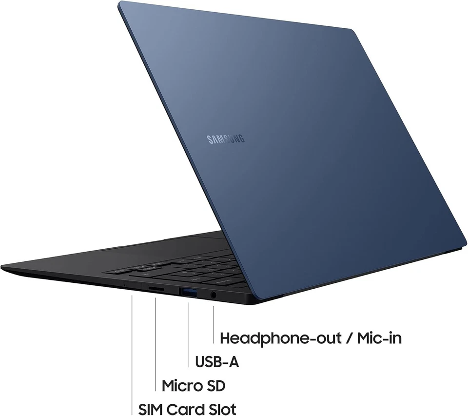 Samsung Galaxy Book2 Pro Laptop i5-1240P Evo 8GB RAM 256GB SSD 13.3" FHD - Image 3 of 4