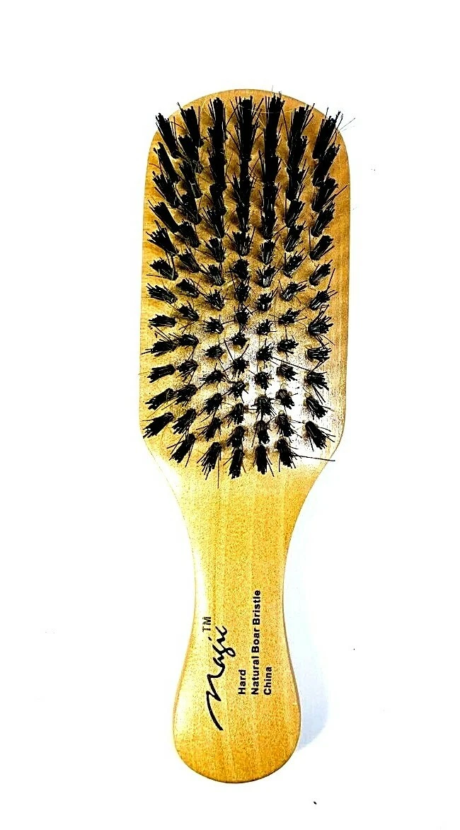 Hard boar bristle hair brush deals