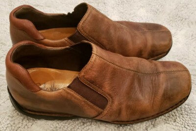 Cole Haan Zeno Leather Shoes Mens Size 9 M Brown Split Toe 