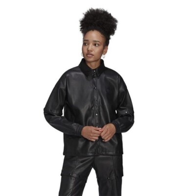 極美品♡adidas Originals Faux L フェイクレザージャケット 極美品♡adidas Originals Faux L フェイクレザージャケット