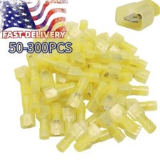 12-10AWG Wire Fully-insulated Nylon Male Spade Crimp Terminal Connector 50-300X