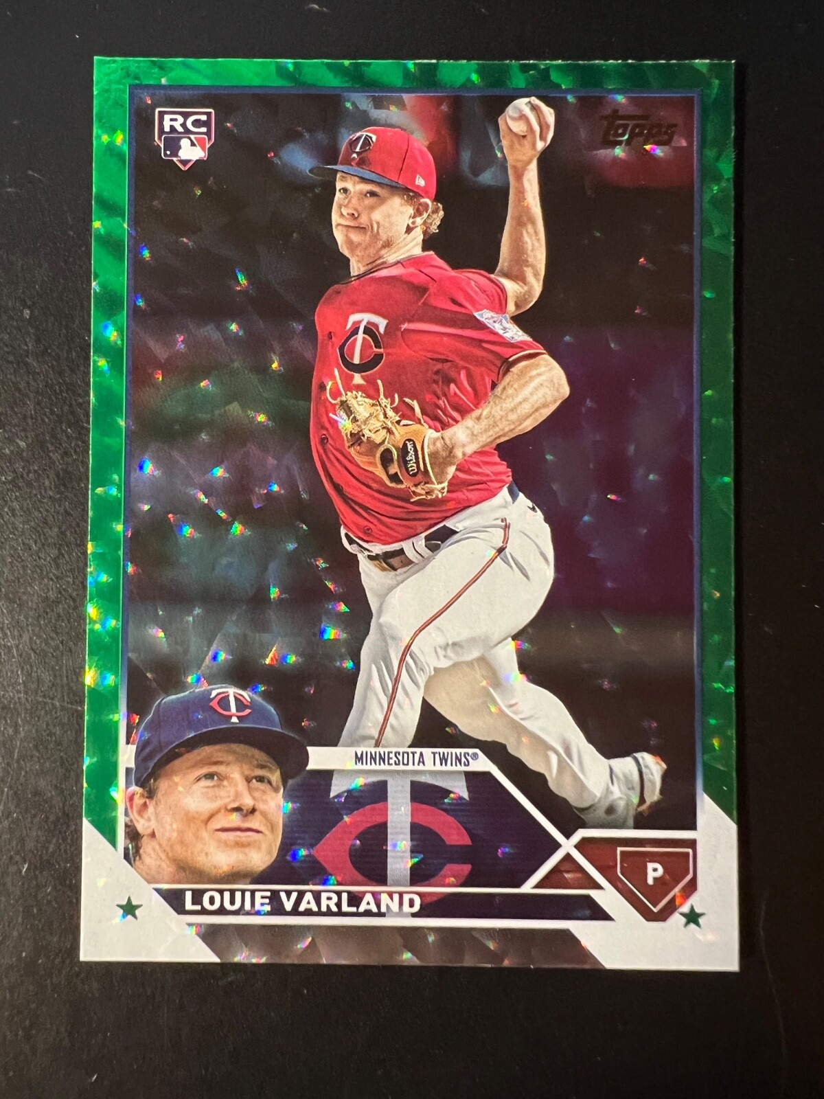 2023 Topps Green Foil #441 Louie Varland #'d 249/499