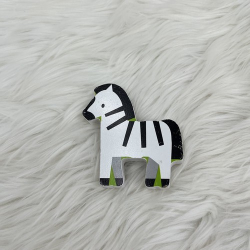 Wooden Farm Animal Blocks Set of 6 Toys Preschool Kids Homeschool Educational - Picture 8 of 14