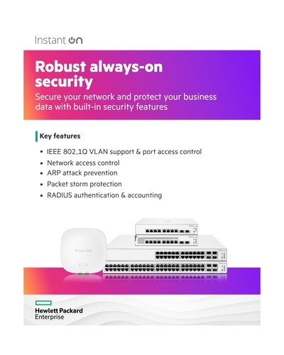 HPE Networking Instant On Switch Series 1930 24-Port Gb Smart-Managed Layer 2... - Picture 5 of 9