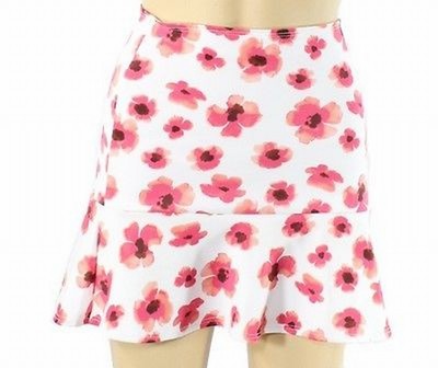 Cheapest Frenchi NEW White Ivory Size Small S Junior Mini Floral Skirt 32 DEAL 629 Online