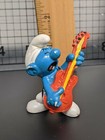 Smurfs 20023 Guitar Smurf Rock n Roll Figure Vintage PVC Toy Music Figurine Peyo — photo 3