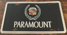 Paramount Porsche Cadillac Dealership Booster License Plate Hickory NC AZ