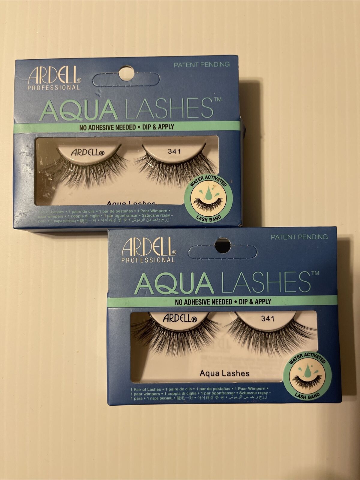 Lot sold out Of 2- Limited time for free shipping Ardell Aqua Lashes Activated False #34 Water Eyelashes