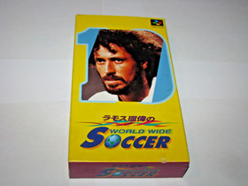 Ramos Ruy no Worldwide Soccer Super Famicom SFC Japan +Box Manual CIB US Seller