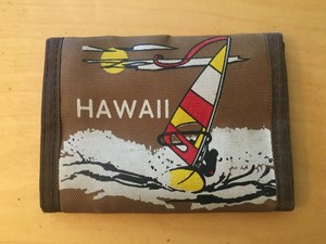 VINTAGE HAWAII TRIFOLD WALLED, GENTLY USED, BROWN, WINDSAIL | eBay