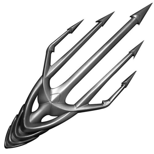 Trident Aquaman 1:1 Steel Alloy 210cm Replica Model Silver Prop Collection Gift - Picture 4 of 13