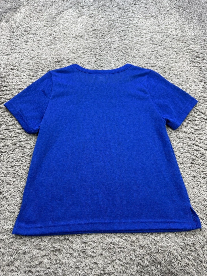 Suéter Cathy Daniels Mujer Mediano Pequeño Línea Azul Manga Corta Cuentas Cuello Redondo Foto 2 de 4