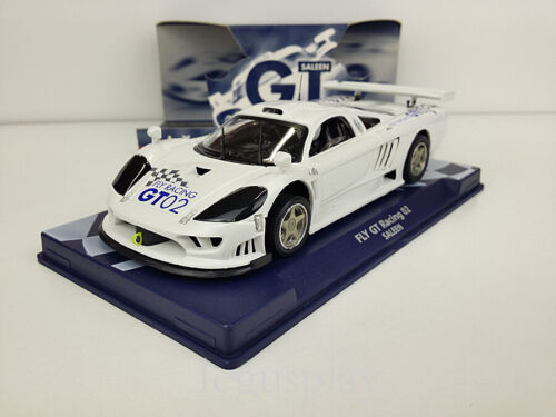 Slot car scalextric fly 07021 Saleen Gt Racing 02 White fly 03 - Picture 1 of 8