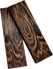 Exotic Wood Wenge Knife Scales 5x1.5x.37 Inches Knife Handles Making Lumber