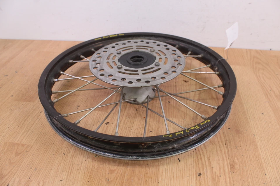 Honda CR80R CR80 1999 buje de llanta delantera con rotor de freno 17 x 1,40 Foto 4 de 4