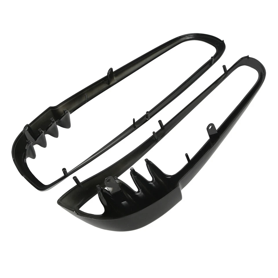 Biseles de moldura de radiador negros aptos para Harley V-Rod VRSCA VRSCB Night Rod 2001-2010 Foto 4 de 4