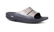 OOFOS Womens OOahh Luxe Slide Latte 8