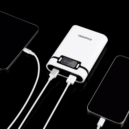 Dual USB Battery Box Kleine Powerbank Mit Schnellladung Tragbare Ladebank - Bild 4 von 12