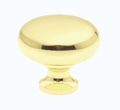 SAVE HERE!!   25 PACK of AMEROCK POLISHED BRASS VINTAGE KNOBS- BP1928 1-1/4'' dia