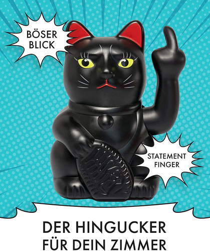 ANGRY CAT - Winkekatze Lucky CAT - Lustige Winkende Katze - Japanische Winkkatze - Bild 4 von 12