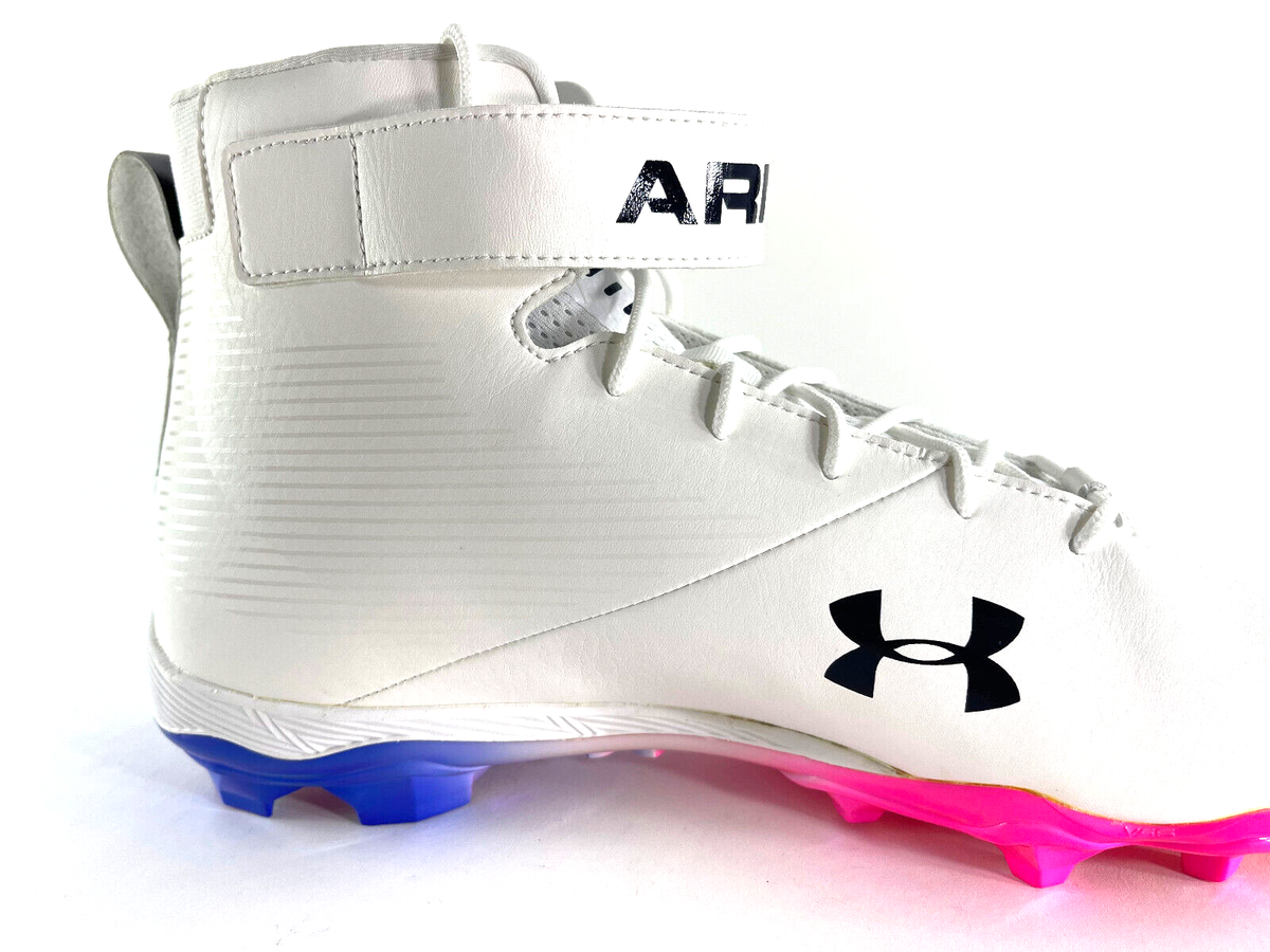 Under Armour NFL PE Crucial Catch MC Hammer Linemen Cleats White Size 15 NEW Under Armour NFL PE Crucial Catch MC Hammer Linemen Cleats  main image 2