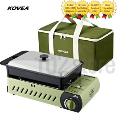 KOVEA Guibada 3 WAY All-in-One Olive Green Multi Stove M with Carry Bag & Grill