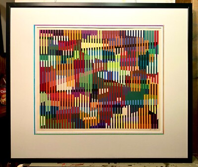 Yaacov Agam Rare Serigraph #97/150 - Signed by Artist