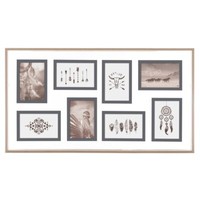 Collage 8 Fotos Adam – 38 X 3,5 X 69 Cm – Holz – Beige