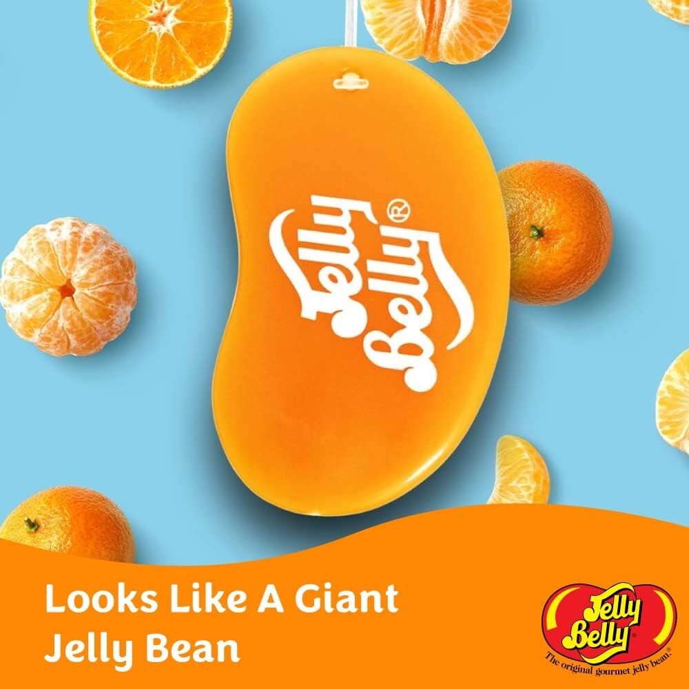Jelly Belly Car Air Freshener Tangerine 3D Hanging Freshener. Scent