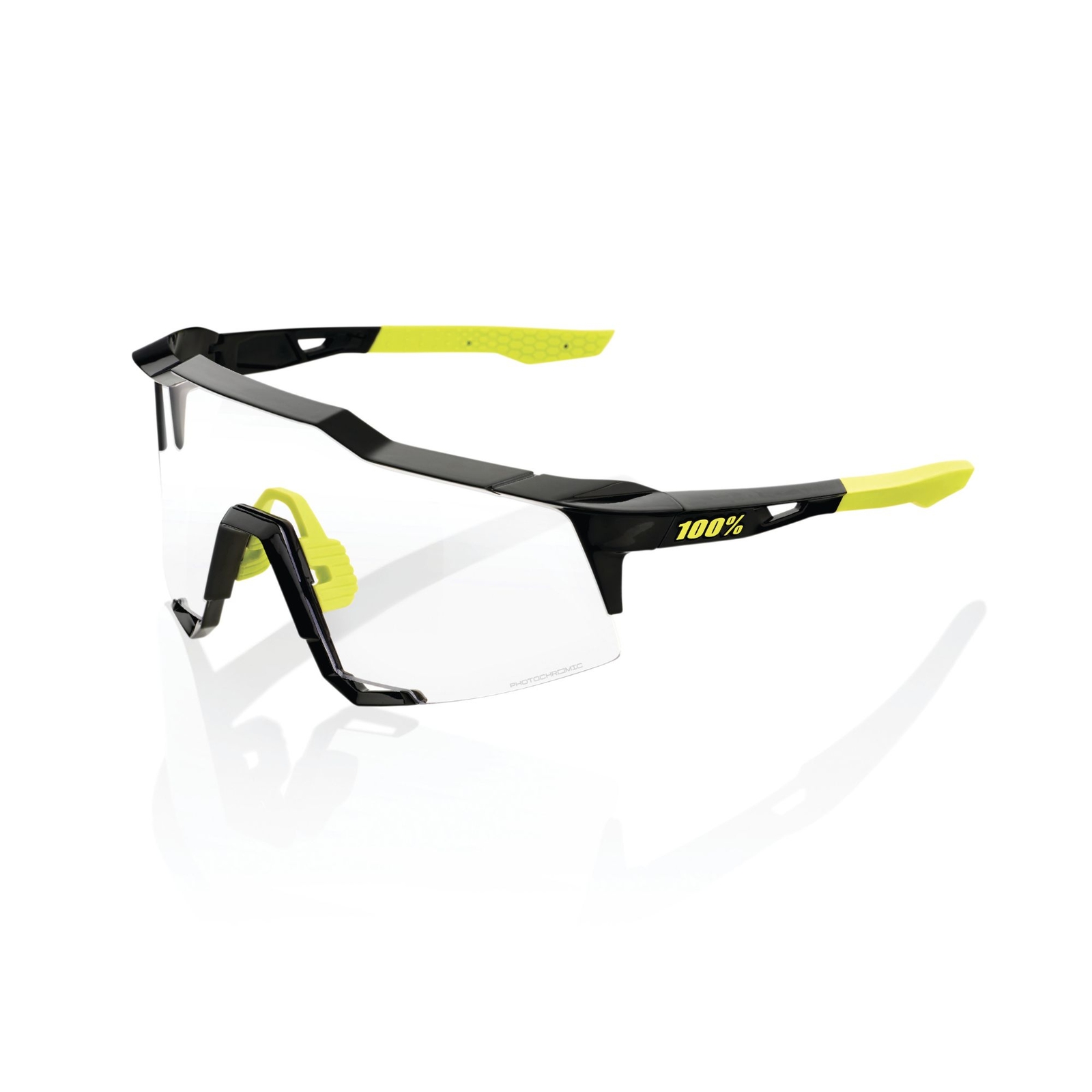 100% GAFAS SPEEDCRAFT - Gloss Black - Photocromo Lens