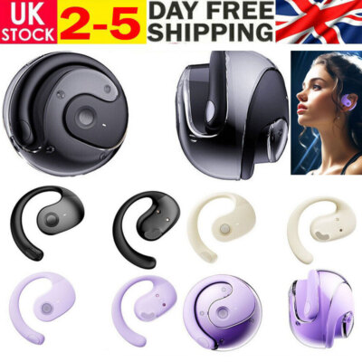 Open Ear Wireless Headphones Earphones Bluetooth On Ear Sport