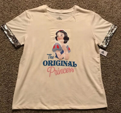 Disney Parks Snow White ''The Original Princess  T-Shirt Adult S M  NEW