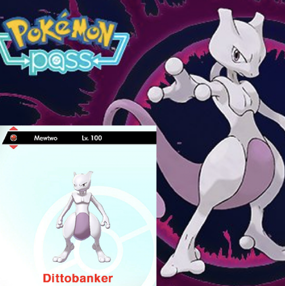 GIOVANNI'S MEWTWO (Pokemon Pass EVĘNT Pokemon SWORD SHIELD