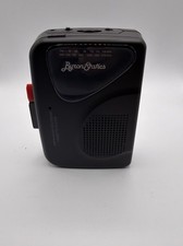 Byron Statics Cassette Player Portable Walkman Recorder AM/FM Radio - Black NWB.