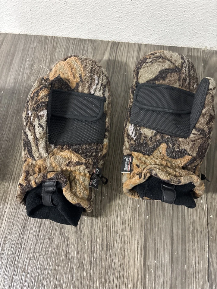 Mens Large Thinsulate Mittens Insulated #N4 - Image 3 of 4