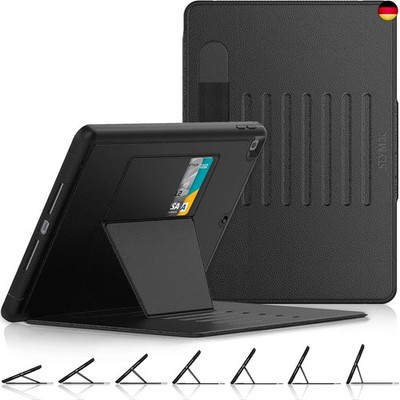 SEYMAC stock Hülle für iPad 9./8./7. Generation 10,2 Zoll 2021/2020/2019, S