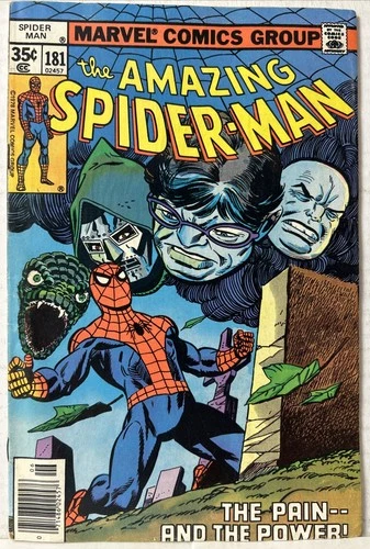 Amazing Spider-Man #181 Pain and the Power! Origin Retold! Marvel 1978 *VG+*