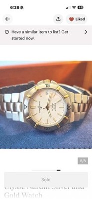 Ulysse Nardin Acqua Automatic Swiss Made 120m Date 27mm Steel Watch