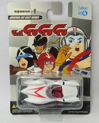 Mach GoGoGo Mini Car White Toy Promo Gift Used T.T. Lab Tirol Choco