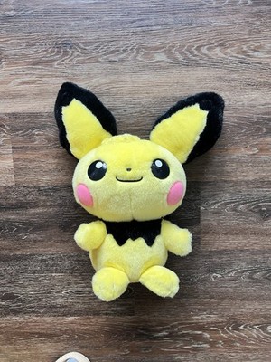 RARE 2001 Pokemon Center New York Plush Pichu Brothers Tufty Excellent Condition