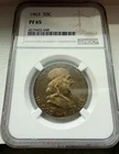 1963 PF65 Franklin Half Dollar NGC 🔥Deep Metallic Gold Toned🔥 - see video!