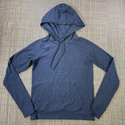 Outdoor Voices CloudKnit Hoodie Small Blue Heather Casual Kangaroo Lightweight