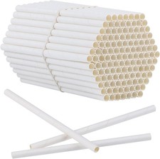 200 Pieces Bee Tube Refill Mason Bee Paper Inserts 6 Inches Bee Cardboard Tub...