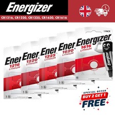 Image of ENERGIZER CR1616 CR1620 CR1632 Batteries 3V Lithium Coin Cell Car Key Fob Remote