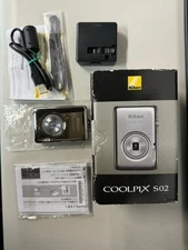 Nikon Cool Pix SO2 Compact Camera 2013 Small Elegant Used Near mint From Japan