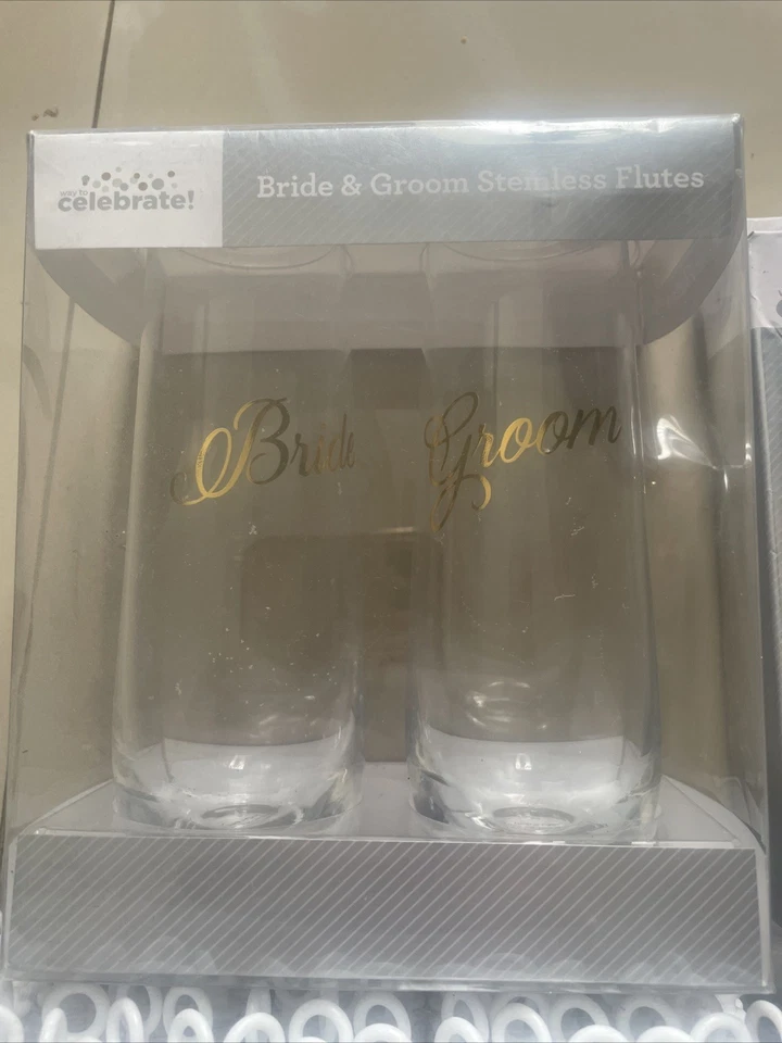 多种婚礼用品泡泡棒、长笛、刀套装 — 第 2/4 张图片