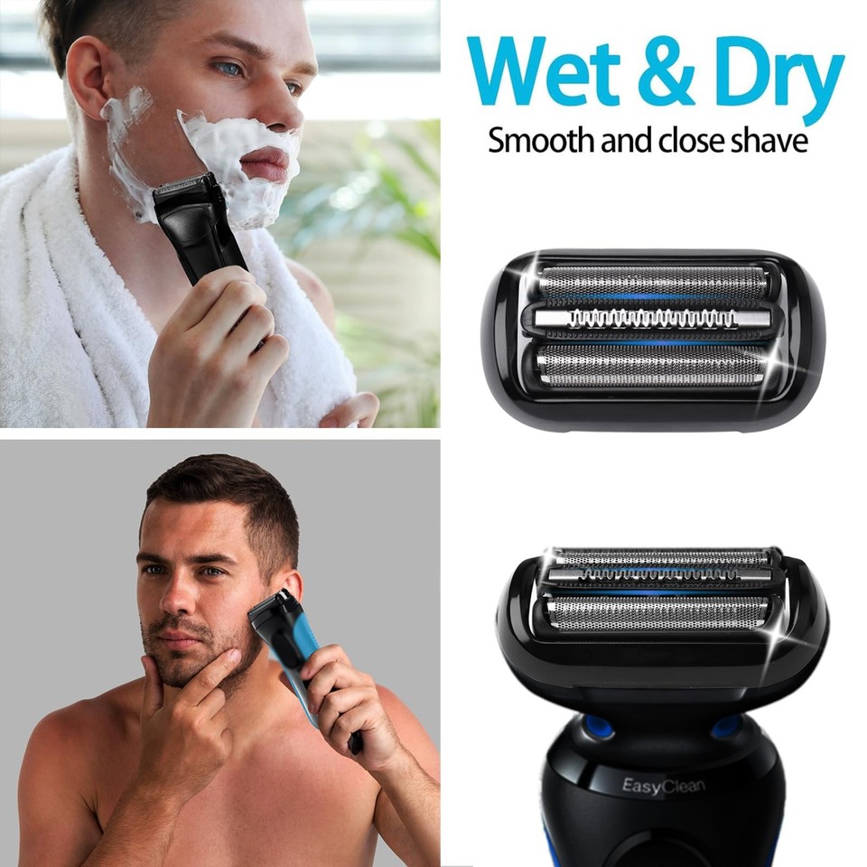 2Pcs 53B Series 5/6 Foil & Cutter Replacement Heads for S5 S6(New Gens ...